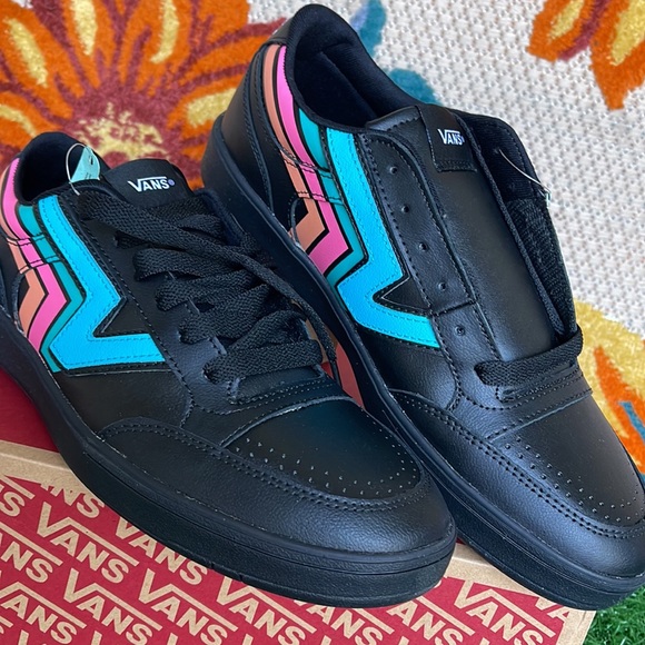 Vans Men’s Lowland Cc Fader Black/Multi sneakers - Picture 7 of 16